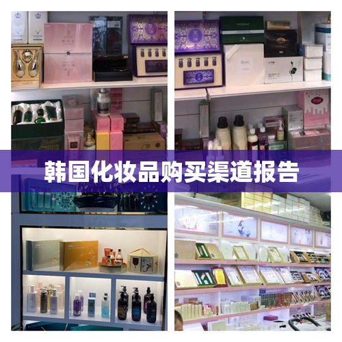 韩国化妆品购买渠道报告